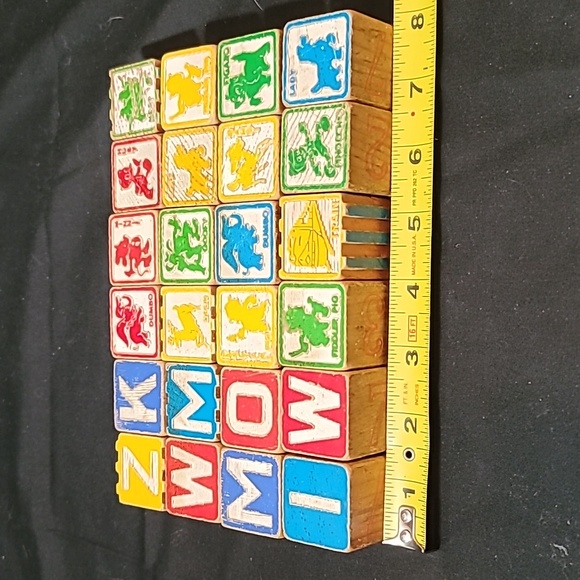 1970s Disney Playskool Colorful Wooden Blocks - Picture 9 of 11
